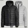 Men's Down Parkas 2 colores Ropa de diseñador Top Calidad Canadá Crofton Abrigo Sudadera con capucha Real Piel Chaquetas casuales Chaqueta para hombre Abrigos para mujer Pato Ladys Winter Parka S-XXL IK3V