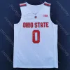 2021 Anpassade Ohio State Buckeyes basket Jersey NCAA College Kyle Young D.J. Carton CJ Walker Kaleb Wesson Muhammad Alonzo Gaffney E.J. Li