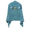 Towel Children's Coral Fleece Hooded Cloak Bath Wipe Bathrobe Cartoon 70x140cm