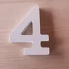 Novelty Items 8CM 10CM 11CM Wedding Table Number Wooden Made 0 To 9 Romantic White Numbers Reusable And Recyclable For Home Decorations