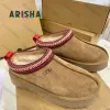 Tasman Slifors Castagna Furia Slide Shearling Shearling Tazz New Mules Women Men Ultra Mini Platform Shoot Slip Slip-On Ship-on Suede Upper Comf