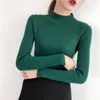 Chandails pour femmes Pull à col roulé doux femmes hiver automne tricoté noël basique Pull Pull Femme pull