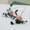 Boucles d'oreilles en pendaison imprimé vache pour femmes filles fleurs simples fleurs boucles d'oreille boucles bijoux accessoires de maman cadeaux