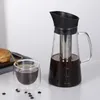 Vattenflaskor Kall extraktion Kettle Brew Maker Coffee Glass rostfritt stål