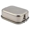 Bowls Stainless Steel Lunch Container With Lock Clips And Leakproof Design 800ML Bento Boxes For Kids Or Adult