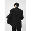 Ternos masculinos casuais terno coreano luz negócios commuter jaqueta preto branco boutique blazer