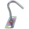 Liquid Soap Dispenser Fan Fixture Metal J Shaped Ceiling Mount Hook Hanger 80mm Height