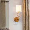 Wall Lamps Antlers Nordic Modern Deer Sconce Led Mirror Light Fixtures For Bathtoom Bedroom Bedside Lamp Home Loft Decor