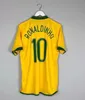 1998 brasilianische Fußballtrikots 2002 RETRO-Trikots Carlos Romario Ronaldinho 2004 Camisa de Futebol 1994 BRASILIEN 2006 1982 RIVALDO ADRIANO JOELINTON 1988 2000 1957 2010