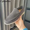 Dress Shoes High Quality Suede Loafers Shoes Men Round Toe Casual Comfort Slip On Flat Men Shoes Summer Walk Driving Shoes For Men 230412