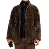 Мужские куртки Top Street Brown Coat Trend Trend Trend Woolen Jacket 2023 Средний возраст мужская одежда личность корейская