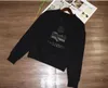 Damenmode Isabel Marants French Autumn 23 New Letter Flocking Printing Triangle Neck Sweatshirt Damen Casual Langarm Terry Sweater