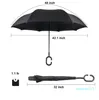 Anti-rebound Double Layer Inverted Umbrella with C-Shaped Handle 2222