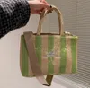 Designer-Catwalk-modellen Strawtas eenvoudige en praktische tote handtassen portemonnees ontworpen voor mannen vrouwen klassiek
