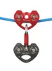 Seile Schlingen und Gurtband Xinda Mountaineer Rock Climbing Pulley Outdoor Crossing Twin Wheels Pulley Aluminium Tandem Double Pulley mit Kugellager 230411 230411