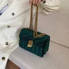 Torby wieczorowe luksusowe torebki projektant ramię vintage Velvet łańcuchowe torba sprzęgła messenger crossbody za 230412