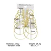 أقراط طوق 6 أزواج/مجموعة من الفضة الذهبية الفضية الصغيرة دائرة كبيرة الحرك مجموعة للنساء مقطع الأذن الشرير البسيط 2023 أزياء المجوهرات