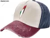 Ball Caps Vintage Flag Map Of Palestine Palestinian Washed Denim Baseball Cap - Adjustable Dad Hat For Men And Women