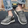 GAI GAI Dress Shoes Large Size Outdoor Men's Casual Denim Canvas Vulcanize Fashion Style Designer Breathable Men Sneakers Loafers 230412