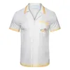 Men Designer Shirts Summer Shoort Sleeve Casual Shirts Fashion Loose Polos Beach Style Breathable Tshirts Tees ClothingQ72