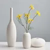 Vasos Vasos nórdicos Cerâmica Vaso Branco Vaso Suporte para Flores Decoração Moderna de Decoração de Casa Decoração Decoração da sala de estar Decoração P230411