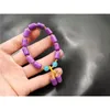 Strand Boutique Purple Mica Tube Beads Bracelet Women’s