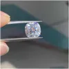 Losse edelstenen meisidian d vvs 8x8 kussen oude mijn gesneden antieke witte edelsteen moissaniet diamant voor ring h1015 drop levering juweel dhjwa