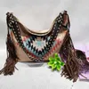 Bohemian Tassel Bags na ramiona Projektant torebki Luksusowe płótno Crossbody Bag National Large Cocar Tote Big Shopper Bag 230412