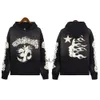 Hellstar Hoodie Mens och Hooded Sweatshirt med hög 3-kvalitet Womens American Retro Mud Print Old Sports Casual Högtalare Pants379502