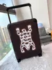 spinner brown suitcases travel luggage cartoon men womens horizon 55 suitcase top quality trunk bag watercolor universal wheel duffel rolling luggage brief