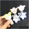 Smoking Pipes 14Mm 18Mm Male Glass Bowl With Thick Pyrex Hookah Colorf Flower Style Bong Bowls For Bongs Water Drop Delivery Home Ga Dhhlq