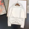 Zimowe wełny dzianiny kobiety swetry designerski sweter okrągły szyję bluza swobodna bluza loe haftowa bieliznę termiczną