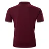 Polo da uomo FREDD MARSHALL Summer Regular Polo da uomo Casual tinta unita manica corta decorazione a contrasto Fashion Polo Top 793 230412