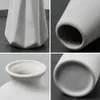 Wazony białe ceramiczne wazon dekoracja domowa wazon prosty insnałka nordycka ceramiczna wazon artystyczny wazon wazon kwiatowy P230411