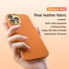 مع الرسوم المتحركة الرسمية لعلاج Magsafe Leather Magnetic Case لـ iPhone 13 14 Pro Max Mini Plus Excalsplics Excalsing