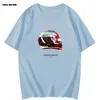 T-shirts pour hommes Charles Leclerc T-shirt Femme Top à manches courtes 100 coton Vêtements Y2k surdimensionnés Jeux vidéo amusants Vêtements pour hommes T-shirts 230411