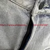 Calças masculinas azul claro vários bolsos calças jeans homens mulheres calças vintage 231110