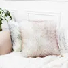 Pillow Luxurious Collection Super Soft And Fluffy Faux Fur Throw Cover For Sofa Or Bed 45x45cm