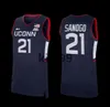 2022–23 New Away Jersey NCAA Connecticut Uconn Huskies Basketball-Trikots 5 Paige Bueckers College Navy Erwachsener Adama Sanogo Joey1