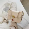 Einfache Umhängetasche, vielseitige Damentasche im Freien, modische Handtasche aus einfarbigem PU