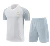 2023 2024 Algérie ADULTE survêtement à manches courtes ensemble MAHREZ formation de football Maillots hommes 22 23 24 Algerie KIDS KIT Survetement maillot de foot FEGHOUL football