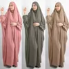 Etniska kläder huva muslimska kvinnor hijab klänning bönplagg jilbab abaya long khimar fullt omslag ramadan klänning abayas islamiska kläder niqab 230411