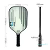 Tennis Rackets Transparent Surface Design 16MM Pickleball Paddle - Gravity Paddle 11 Sweetspot Power Core Comfort Grip 230228