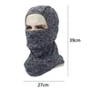 Motorcykelhjälmar Ski Autumn och Winter Warm Hood Outdoor Sports Scarf Cap Balaclava Face Mask Neck Brace Helmet Liner