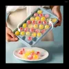 Baking Moulds Ice-Cube Silicone Molds Durable Reusable Safe With 32 Ice-Cubes