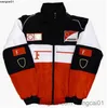 T-shirts voor heren F1 Formule 1 Racing Jacket Winterauto Volledige broedige katoenen kleding Spot SA 4123