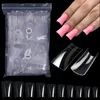 False Nails Misscheering 500pcs/bag Duck Bill Nail Acrylic Tips Press On Shaped Fake With Gel DIY Manicure Tools