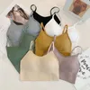 Yoga Outfit Women's Beautiful Back Underwear Korean Version Camisole Tube Top Wrap Bra Without Steel Ring Sexy Inner Wear Outer