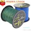 Anglers Choice 4 Strands PE Flätad fiskelinje Topp Multifilament 15 Line 500m 546yards 10lb 20lb 30lb 40 kg 50 lb 60 lb 100