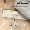 Magic Self-Slecensing Squeeze Mop Microfiber Spin and Go Plat for Washing Floor Home Cleaning Tool Badåtillbehör 210830202A